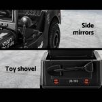 Rigo Kids Electric Ride On Car Jeep Military Off Road Toy Cars Remote 12V Black