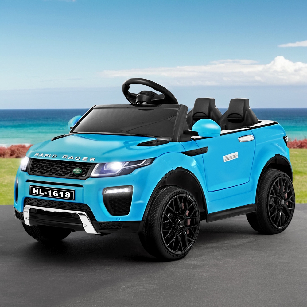 Rigo Kids Electric Ride On Car SUV Range Rover-inspired Toy Cars Remote 12V Blue Rigo Kids Electric Ride On Car SUV Range Rover-inspired Toy Cars Remote 12V Blue