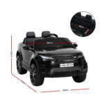 Rigo Ride On Car Kids Electric Ride On Cars Land Rover Licensed 12V Black