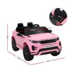 Rigo Ride On Car Kids Electric Ride On Cars Land Rover Licensed 12V Pink