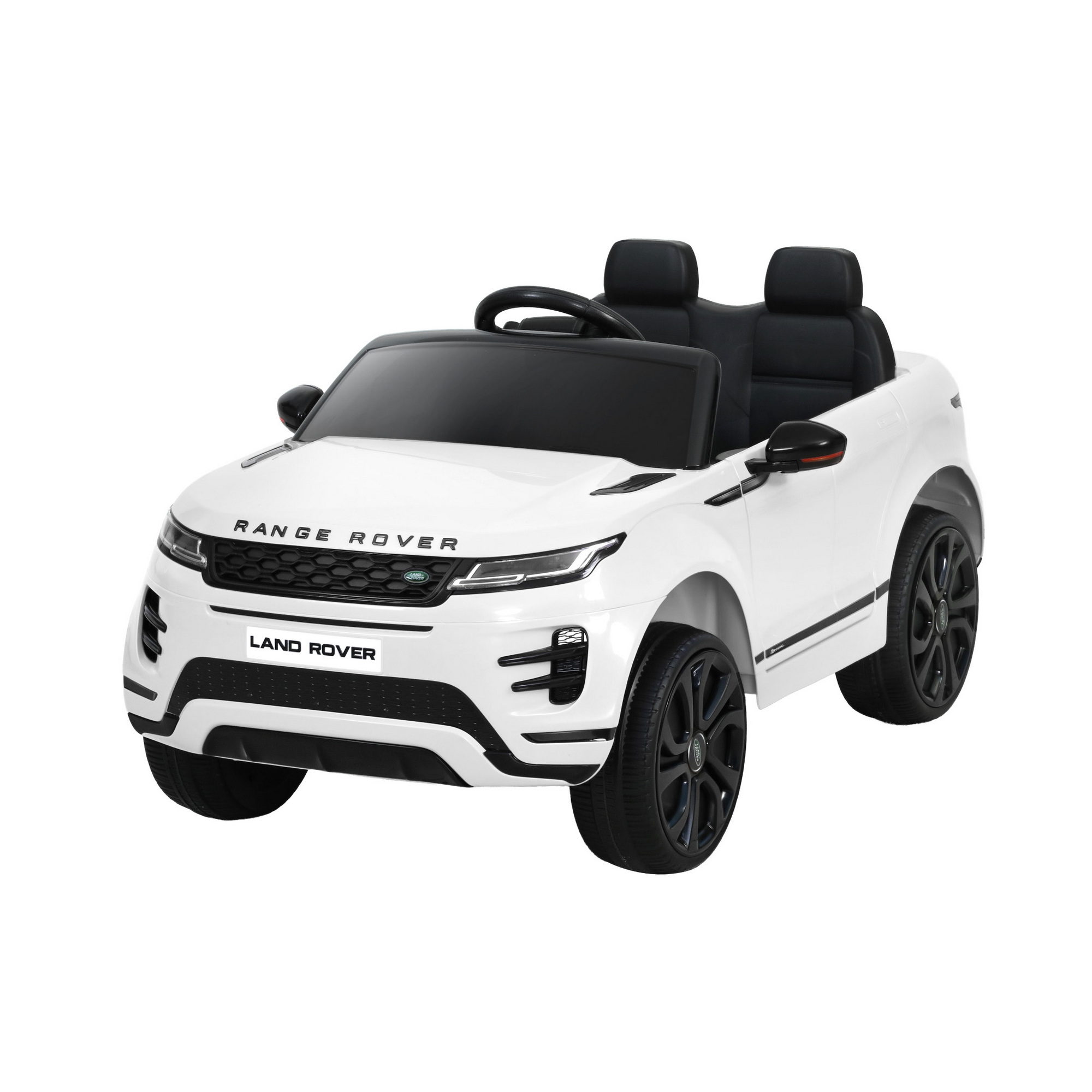 Rigo Ride On Car Kids Electric Ride On Cars Land Rover Licensed 12V White Rigo Ride On Car Kids Electric Ride On Cars Land Rover Licensed 12V White