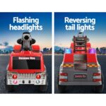 Rigo Kids Electric Ride On Car Fire Engine Fighting Truck Toy Cars 6V Red
