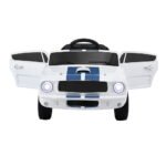 Kids Electric Ride On Car Licensed GT350 Outdoor Toys Cars Music Remote White