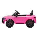Ride On Car Licensed Audi RS3 Car for Kids 12V Remote Control Pink