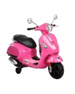 Kids Electric Ride On Car Motorcycle Motorbike Vespa Licensed GTS Pink