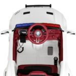 Rigo Kids Ride On Car Electric Patrol Police Cars Battery Powered Toys 12V White
