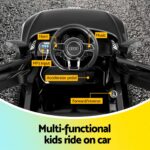 Kids Ride On Car Audi R8 Licensed Sports Electric Toy Cars Black