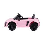 Ride On Car Licensed Audi R8 12V Electric Car for Kids Battery Pink