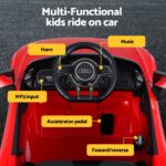 Ride On Car Licensed Audi R8 12V Electric Car for Kids Battery Red