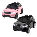 Rigo Kids Electric Ride On Car Black Pink Ride-On Toy with Remote Control