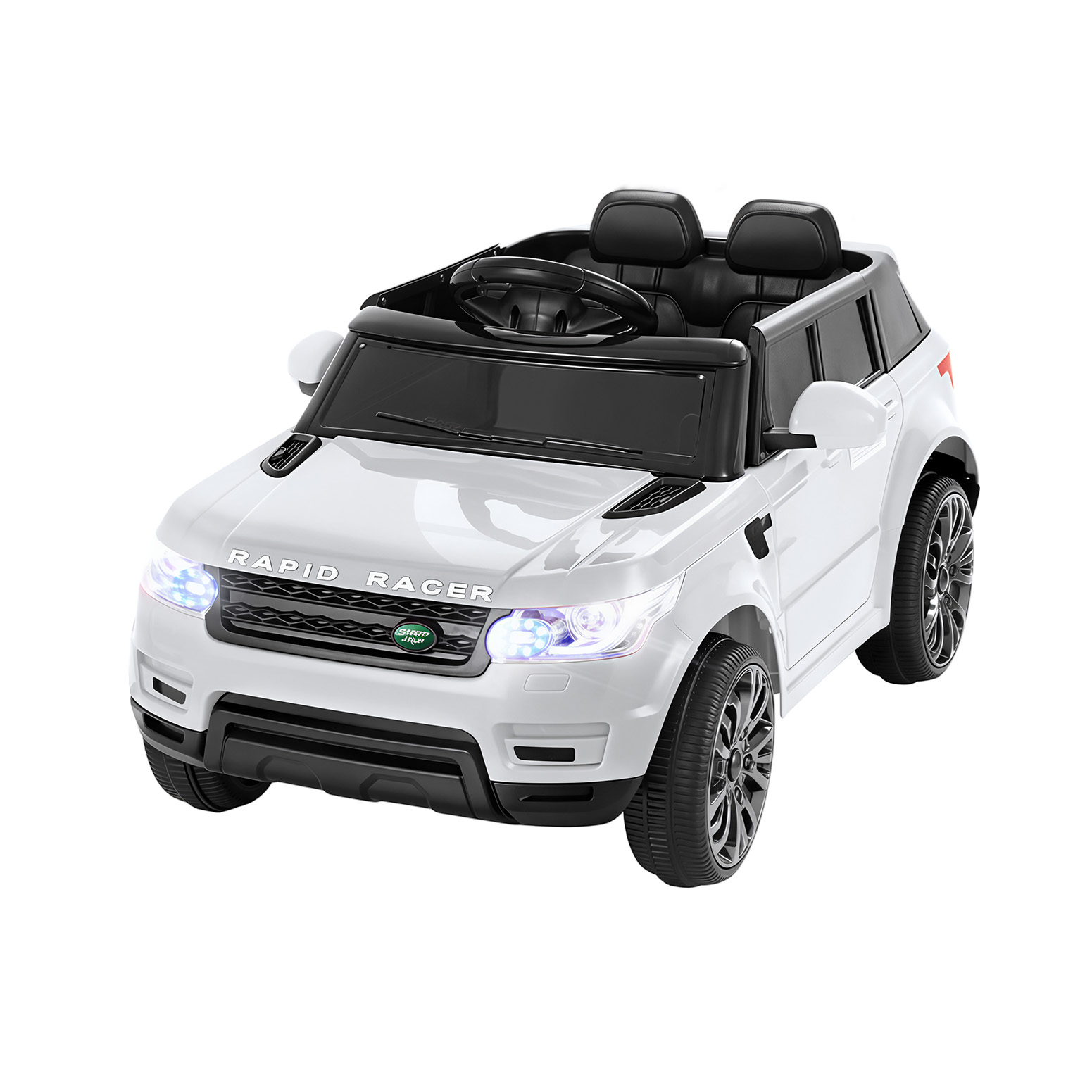 Rigo Kids Electric Ride On Car SUV Range Rover-inspired Cars Remote 12V White Rigo Kids Electric Ride On Car SUV Range Rover-inspired Cars Remote 12V White