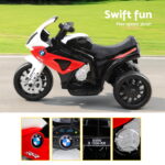 Kids Electric Ride On Car Police Motorcycle Motorbike BMW Licensed S1000RR Red