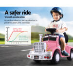 Rigo Kids Electric Ride On Car Truck Motorcycle Motorbike Toy Cars 6V Pink