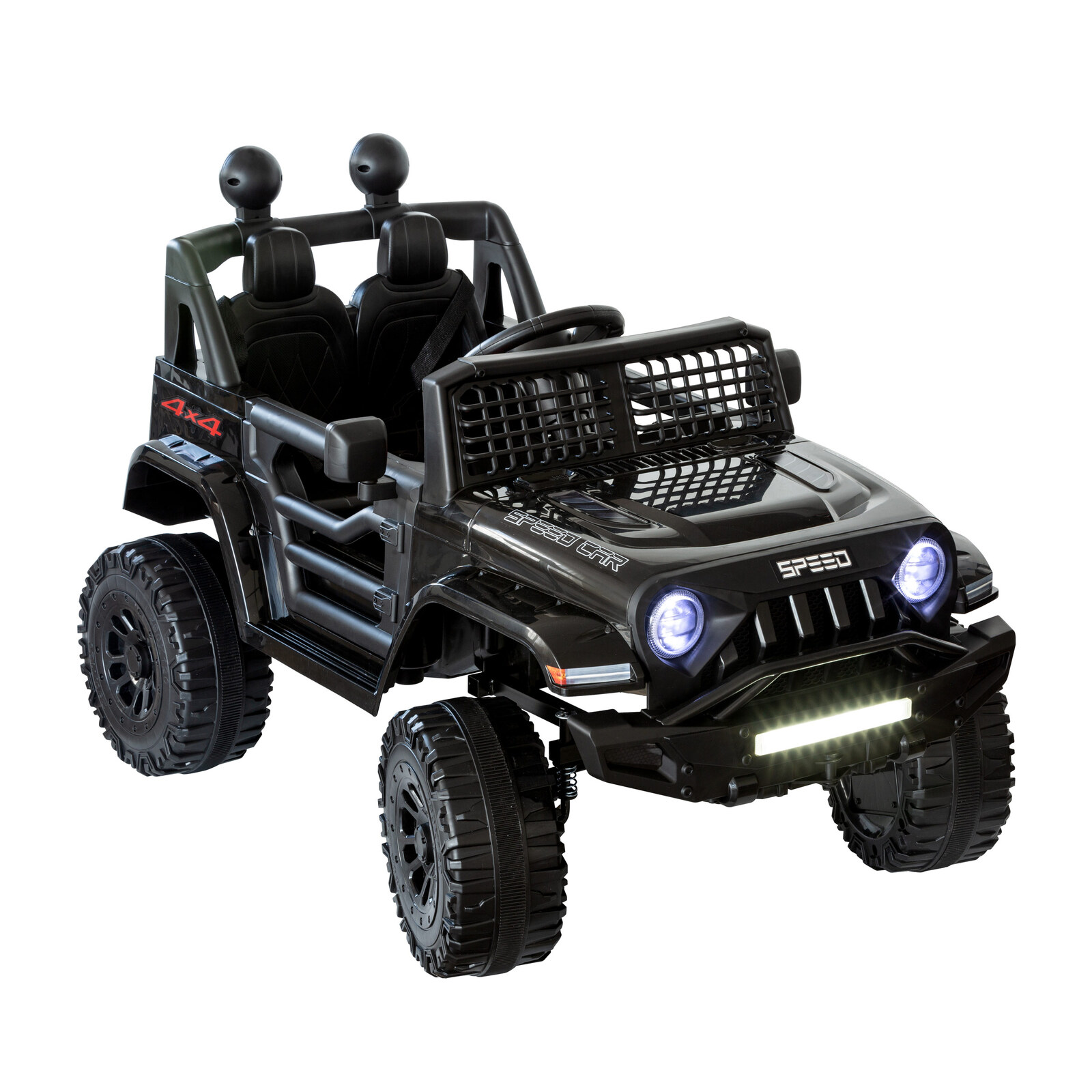 Jeep Inspired Remote Controlled Ride-on Electric Car (Black) Jeep Inspired Remote Controlled Ride-on Electric Car (Black)
