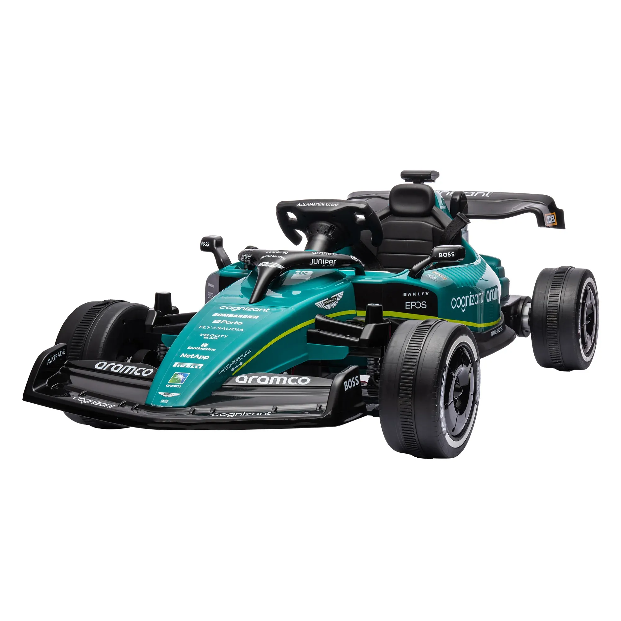 Kahuna Aston Martin Aramco F1 Licensed Electric Kids Ride On Race Car Kahuna Aston Martin Aramco F1 Licensed Electric Kids Ride On Race Car