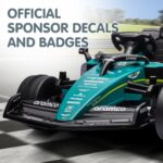 Kahuna Aston Martin Aramco F1 Licensed Electric Kids Ride On Race Car