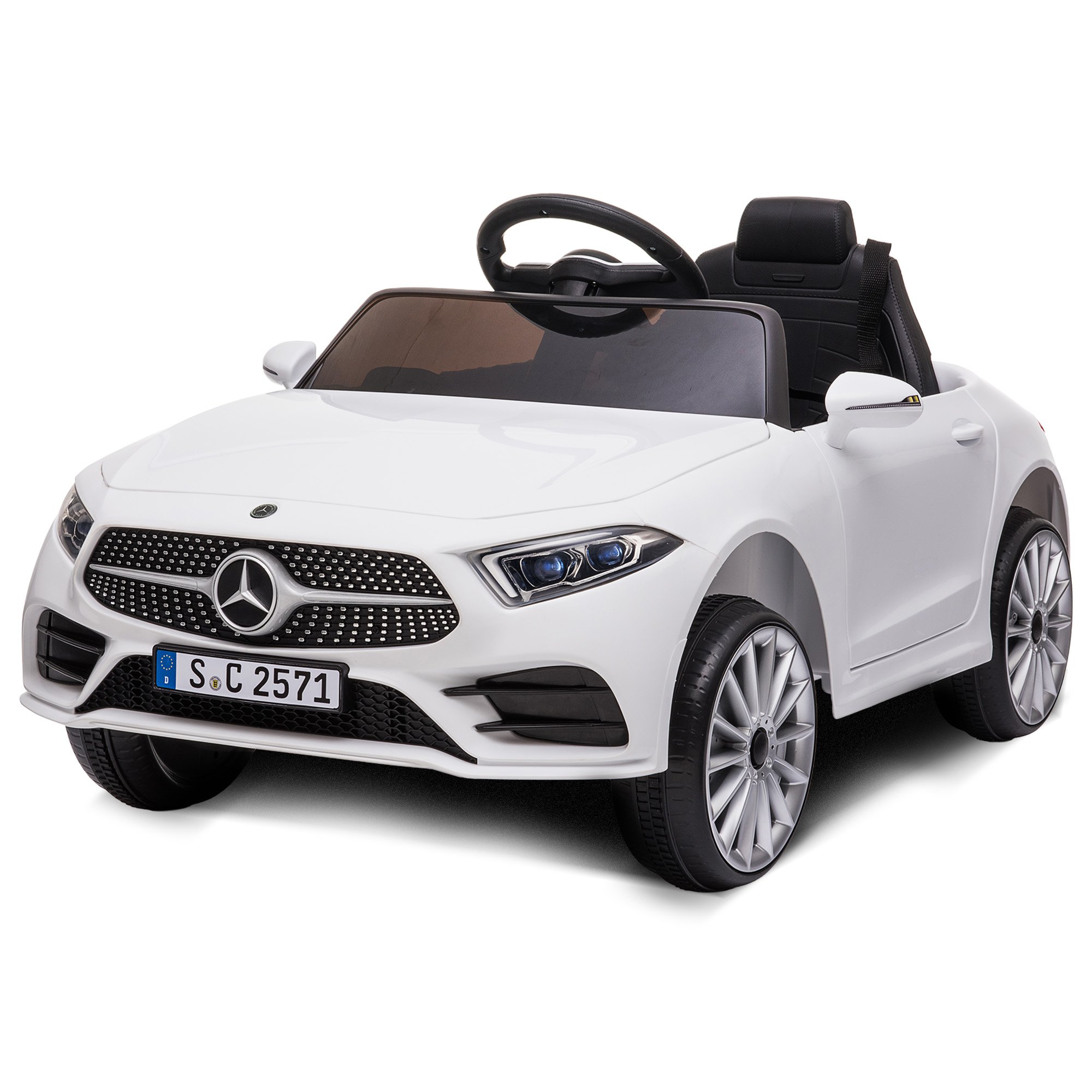 Kahuna Mercedes Benz CLS 350 Kids Electric Ride On Car with Remote Control - White Kahuna Mercedes Benz CLS 350 Kids Electric Ride On Car with Remote Control - White
