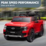 Kahuna Ford Ranger Electric Kids Ride On Car in Red