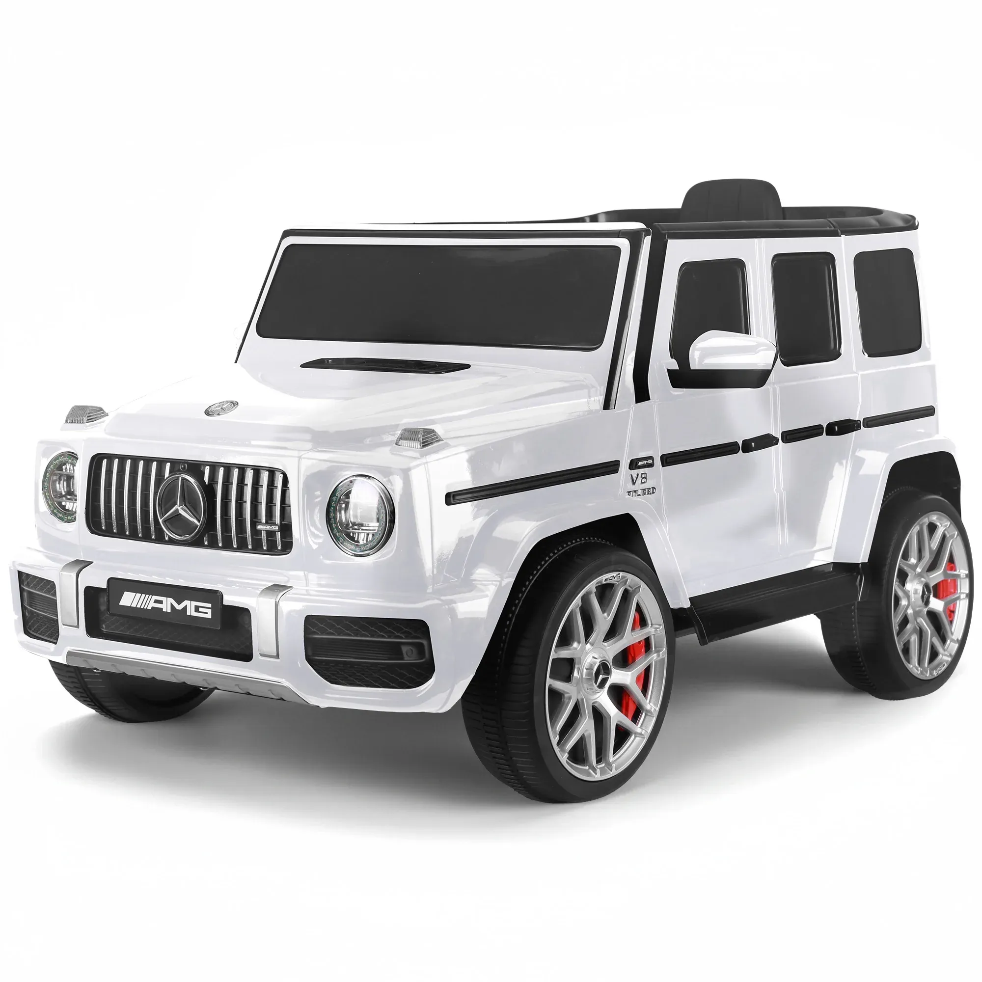 Kahuna Mercedes Benz AMG G63 Kids Electric Ride On Car w/ Remote Control - White Kahuna Mercedes Benz AMG G63 Kids Electric Ride On Car w/ Remote Control - White