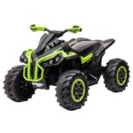 Kahuna GTS99 Kids Electric Ride On Quad Bike Toy ATV 50W - Green