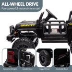 Kahuna S619 Gravity Kids Electric Ride On Car - Black