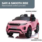 Kahuna Land Rover Licensed Kids Electric Ride On Car Remote Control - Pink