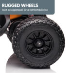 Kahuna Licensed MCL35 McLaren Kids Toy Ride On Electric Quad Bike - Orange