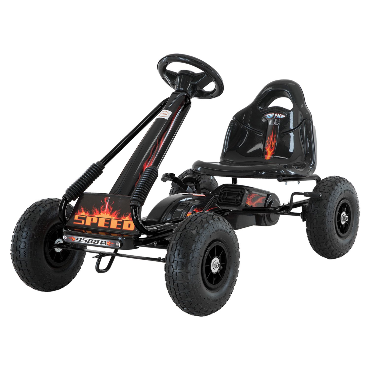 Kahuna G95 Kids Ride On Pedal-Powered Go Kart - Black Kahuna G95 Kids Ride On Pedal-Powered Go Kart - Black