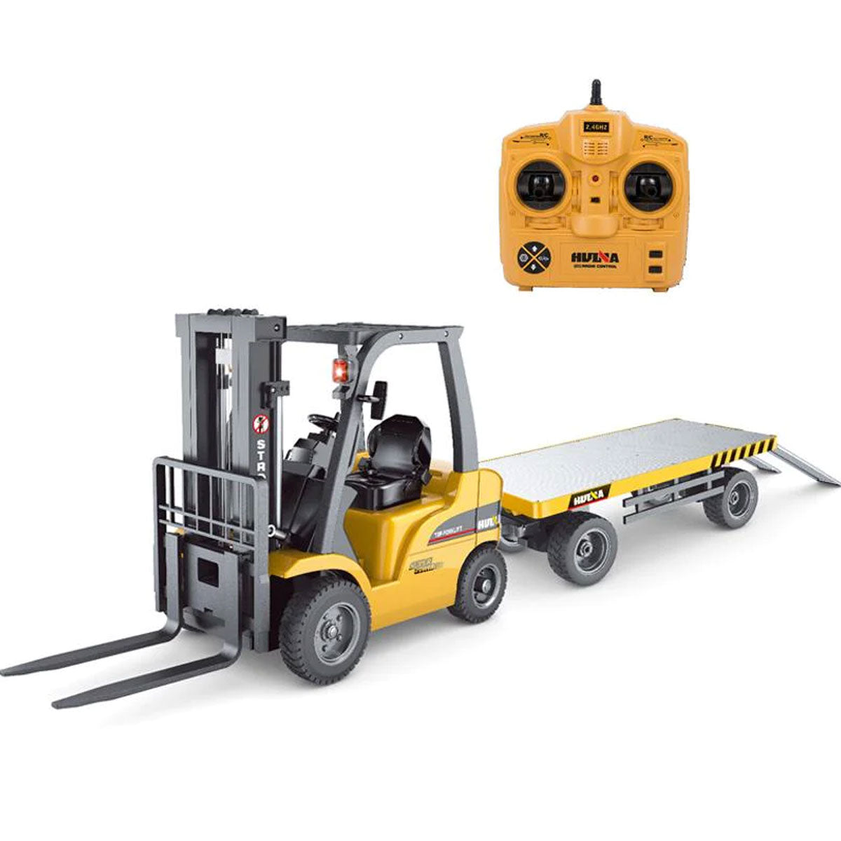 Huina 1/10 RC ForkLift Industrial Construction Engineering Vehicle Toy Trailer Huina 1/10 RC ForkLift Industrial Construction Engineering Vehicle Toy Trailer
